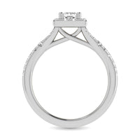 Thumbnail for 14KT White Gold 1Ct.Tw. Diamond keyani Bridal Ring