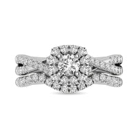 Thumbnail for 14KT White Gold 1Ct.Tw. Diamond keyani Bridal Ring