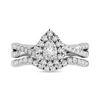 Thumbnail for 14KT White Gold 1Ct.Tw. Diamond keyani Bridal Ring