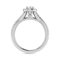 Thumbnail for 14KT White Gold 1Ct.Tw. Diamond keyani Bridal Ring