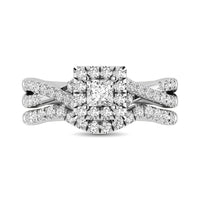 Thumbnail for 14KT White Gold 1Ct.Tw. Diamond keyani Bridal Ring