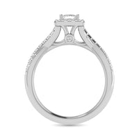 Thumbnail for 14KT White Gold 1Ct.Tw. Diamond keyani Bridal Ring