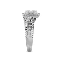 Thumbnail for Diamond 1 3/4 Ct.Tw. Round and Princess Bridal Ring in 14K White Gold