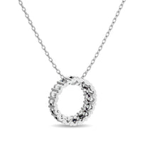 Thumbnail for Diamond 1/4 Ct.Tw. Circle Pendant in 14K White Gold
