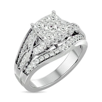 Thumbnail for Diamond Engagement Ring 1 ct tw in 10K White Gold