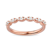 Thumbnail for Diamond Wedding Band 1/5 ct tw in 14K Rose Gold