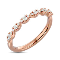 Thumbnail for Diamond Wedding Band 1/5 ct tw in 14K Rose Gold