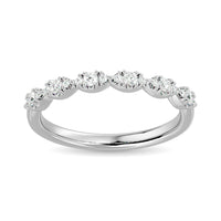 Thumbnail for Diamond Wedding Band 1/5 ct tw in 14K White Gold
