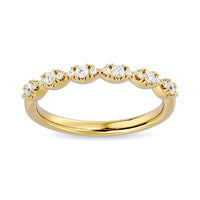 Thumbnail for Diamond Stackable Band 1/5 ct tw in 14K Yellow Gold