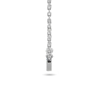 Thumbnail for Diamond Eye Shape Necklace 1/5 ct tw in 10K White Gold