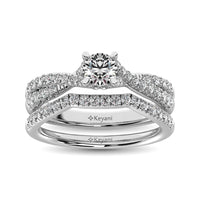 Thumbnail for Diamond 1 Ct.Tw. Bridal Ring in 14K White Gold