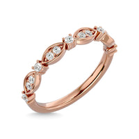 Thumbnail for Diamond 1/4 Ct.Tw. Stackable Band in 14K Rose Gold