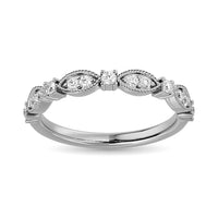 Thumbnail for Diamond 1/4 Ct.Tw. Stackable Band in 14K White Gold