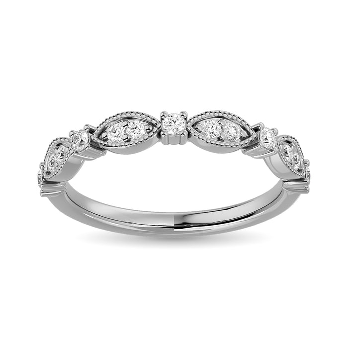 Diamond 1/4 Ct.Tw. Stackable Band in 14K White Gold