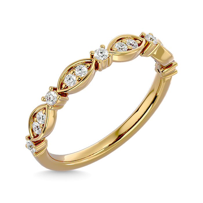 Diamond 1/4 Ct.Tw. Stackable Band in 14K Yellow Gold