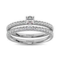 Thumbnail for Diamond 1/2 Ct.Tw. Bridal Ring in 14K White Gold