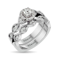 Thumbnail for Diamond 1/2 Ct.Tw. Bridal Ring in 14K White Gold