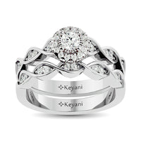 Thumbnail for Diamond 1/2 Ct.Tw. Bridal Ring in 14K White Gold
