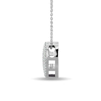 Thumbnail for Diamond Heart Pendant 1/4 ct tw Round Cut in 10K White Gold
