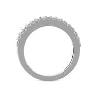 Thumbnail for Diamond 1 Ct.Tw. Round and Baguette Fashion Band in 10K White Gold