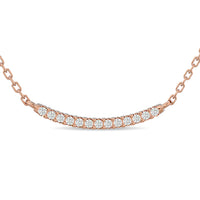 Thumbnail for Diamond 1/6 ct tw Fashion Necklace  in 10K Rose Gold