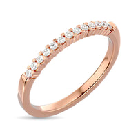Thumbnail for Diamond Wedding Band 1/6 ct tw in 10K Rose Gold