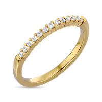 Thumbnail for Diamond Wedding Band 1/6 ct tw in 10K Yellow Gold