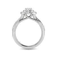 Thumbnail for 14KT White Gold 1Ct.Tw. Diamond keyani Bridal Ring