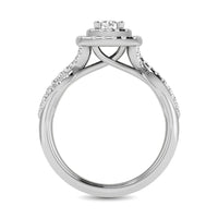 Thumbnail for 14KT White Gold 1Ct.Tw. Diamond keyani Bridal Ring