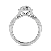 Thumbnail for 14KT White Gold 1Ct.Tw. Diamond keyani Bridal Ring