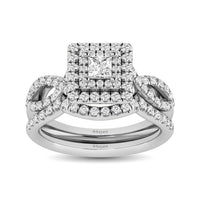 Thumbnail for 14K White Gold 1 Ct.Tw. Diamond Engagement Rings