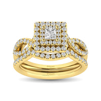 Thumbnail for Diamond 1 Ct.Tw. Bridal Ring in 14K Yellow Gold