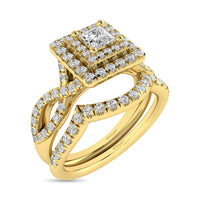 Thumbnail for Diamond 1 Ct.Tw. Bridal Ring in 14K Yellow Gold