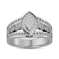 Thumbnail for Diamond Engagement Ring 1/2 ct tw in 10K White Gold