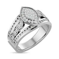 Thumbnail for Diamond Engagement Ring 1/2 ct tw in 10K White Gold