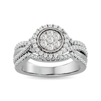 Thumbnail for Diamond Engagement Ring 3/4 ct tw in 10K White Gold