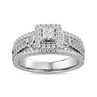 Thumbnail for Diamond Engagement Ring 3/4 ct tw in 10K White Gold