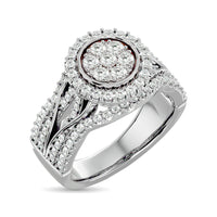 Thumbnail for Diamond Engagement Ring 1 ct tw in 10K White Gold