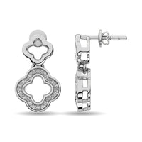 Thumbnail for Diamond Fashion Earrings 1/20 ct tw in Sterling Silver