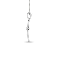 Thumbnail for Diamond Cross Pendant 1/20 ct tw in Sterling Silver