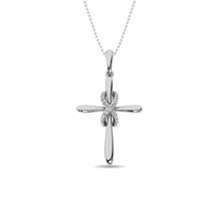 Thumbnail for Diamond Cross Pendant 1/20 ct tw in 925 Sterling Silver