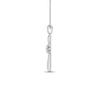 Thumbnail for Diamond Cross Pendant 1/20 ct tw in 925 Sterling Silver