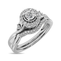 Thumbnail for Diamond Bridal Ring 1/6 ct tw in Round-cut 10K White Gold