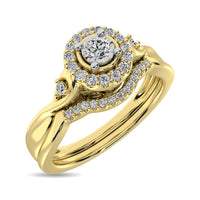 Thumbnail for Diamond Bridal Ring 1/6 ct tw in Round-cut 10K Yellow Gold