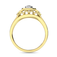 Thumbnail for Diamond Bridal Ring 1/5 ct tw in Round-cut 10K Yellow Gold