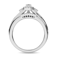 Thumbnail for Diamond Bridal Ring 1/4 ct tw in Round-cut 10K White Gold