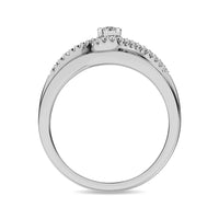 Thumbnail for Diamond Bridal Ring 1/4 ct tw in Round-cut 10K White Gold