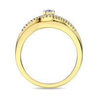 Thumbnail for Diamond Bridal Ring 1/4 ct tw in Round-cut 10K Yellow Gold