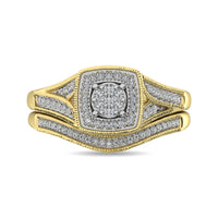 Thumbnail for Diamond Bridal Ring 1/6 ct tw in Round-cut 10K in Yellow Gold