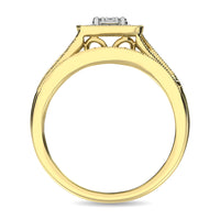 Thumbnail for Diamond Bridal Ring 1/6 ct tw in Round-cut 10K in Yellow Gold